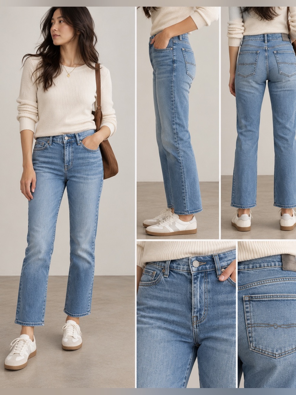 Lucky Brand Sweet Straight Jeans Light Wash W33 L32 Tencel Stretch